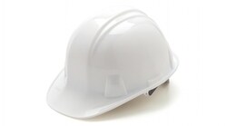 Pyramex SL Series Cap Style Hard Hat 4-Point Snap Lock; White:Personal